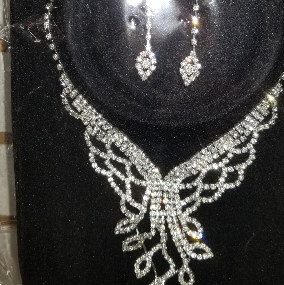 Necklaces and matching earrings